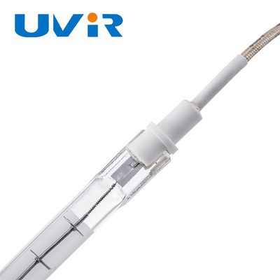 Bon prix Lampes infrarouges à quartz à tube unique avec un temps de réponse de 1 seconde, longueur totale de 500 mm et longueur de chauffage de 430 mm pour les applications industrielles en ligne