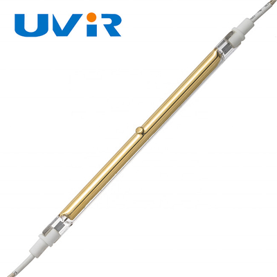 Lampes infrarouges de réflecteur d'or de la lampe de chaleur d'halogène de quartz d'ondes courtes RS 500W
