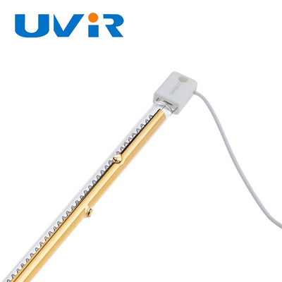 Good price Tube simple 230V 1200W de lampe d'halogène d'infrarouge de quartz de revêtement d'or en ligne
