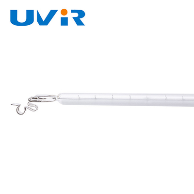 Lampes d'infrarouge blanches de quartz, ondes courtes à base métallique Heater Tube infrarouge