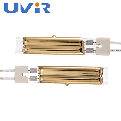 Good price revêtement infrarouge d'or des appareils de chauffage TC01 d'halogène du quartz 3400W pour l'activation de colle d'automation en ligne