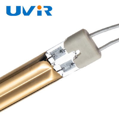 Bon prix Lampe de chauffage infrarouge de fibre d'or de carbone 380V 4800W pour le séchage en ligne
