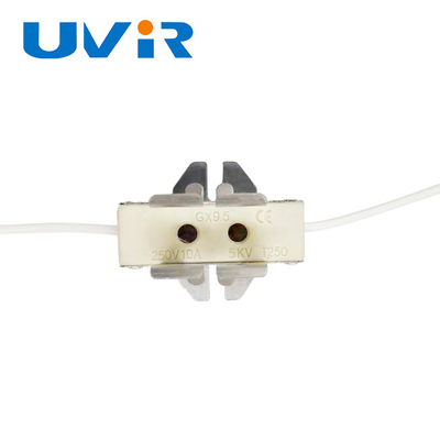 Good price Le support de lampe de GX9.5 IR, lampe de chaleur de 250V 5KV maintient pour l'appareil de chauffage jumel de tube en ligne