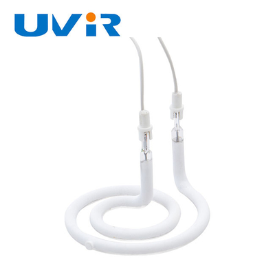UVIR Ring Infrared Lamps, lampe de revêtement blanche 230V 1500W de l'halogène IR de tube de quartz