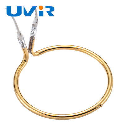 Lampe infrarouge circulaire pour chauffage précis, lampes infrarouges à anneau personnalisables