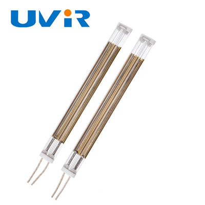 Good price Quartz de vague moyenne Heater Lamps infrarouge 500W avec le réflecteur d'or en ligne