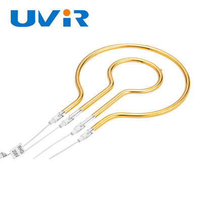 Good price 1600W Ring Infrared Lamps, tubes de chauffage d'infrarouge du réflecteur ROHS d'or en ligne