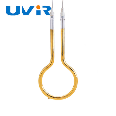 Good price Lampe de chaleur infrarouge d'ondes courtes de découpe de cercle 1kW pour la machine de soudure en plastique en ligne