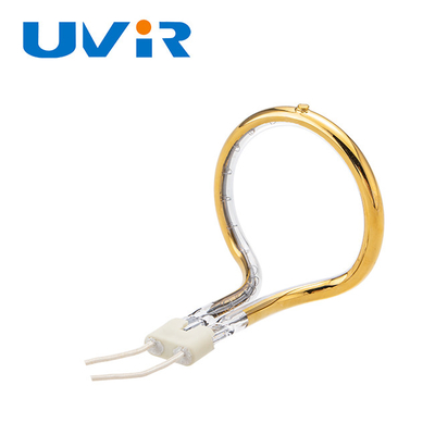 Good price Or-revêtement 240V autour de consommation basse d'énergie infrarouge à angle droit d'ondes courtes de lampe de chaleur en ligne