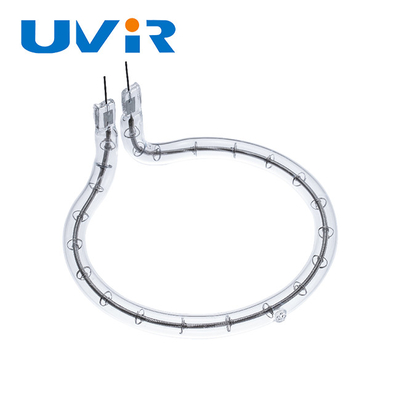 Good price Diamètre transparent à angle droit rond 161mm de Heater Halogen Tube 2100W IR en ligne