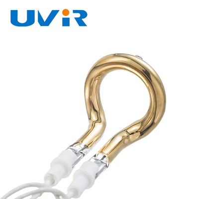 Good price la batte de 650W 120V a formé le réflecteur de Ring Infrared Lamps Vacuum Golden en ligne