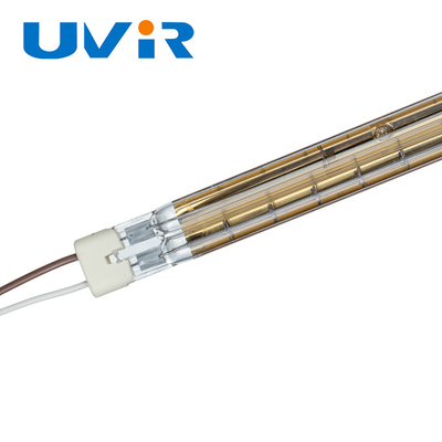 Réflecteur d'or de la lampe de chaleur de quartz d'ondes courtes 400V 5400W 11x23mm