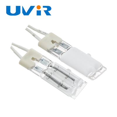 Gain de temps infrarouge de revêtement blanc adapté aux besoins du client de l'élément 11x23mm d'appareils de chauffage de quartz