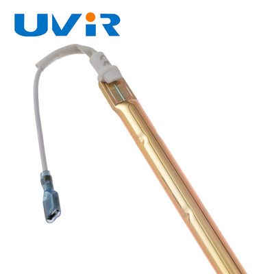 Good price chauffage infrarouge de sauna d'émetteurs de tube de quartz de lampe de Hélène d'Or-revêtement avec la base de RS en ligne