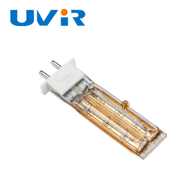 Good price Appareil de chauffage jumel de lampe d'infrarouge de quartz du tube TC04 500W 115V avec le réflecteur d'or en ligne